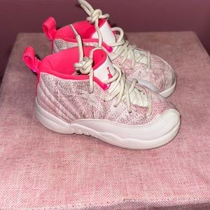 Toddler Girl 8C Jordan 12- Pink